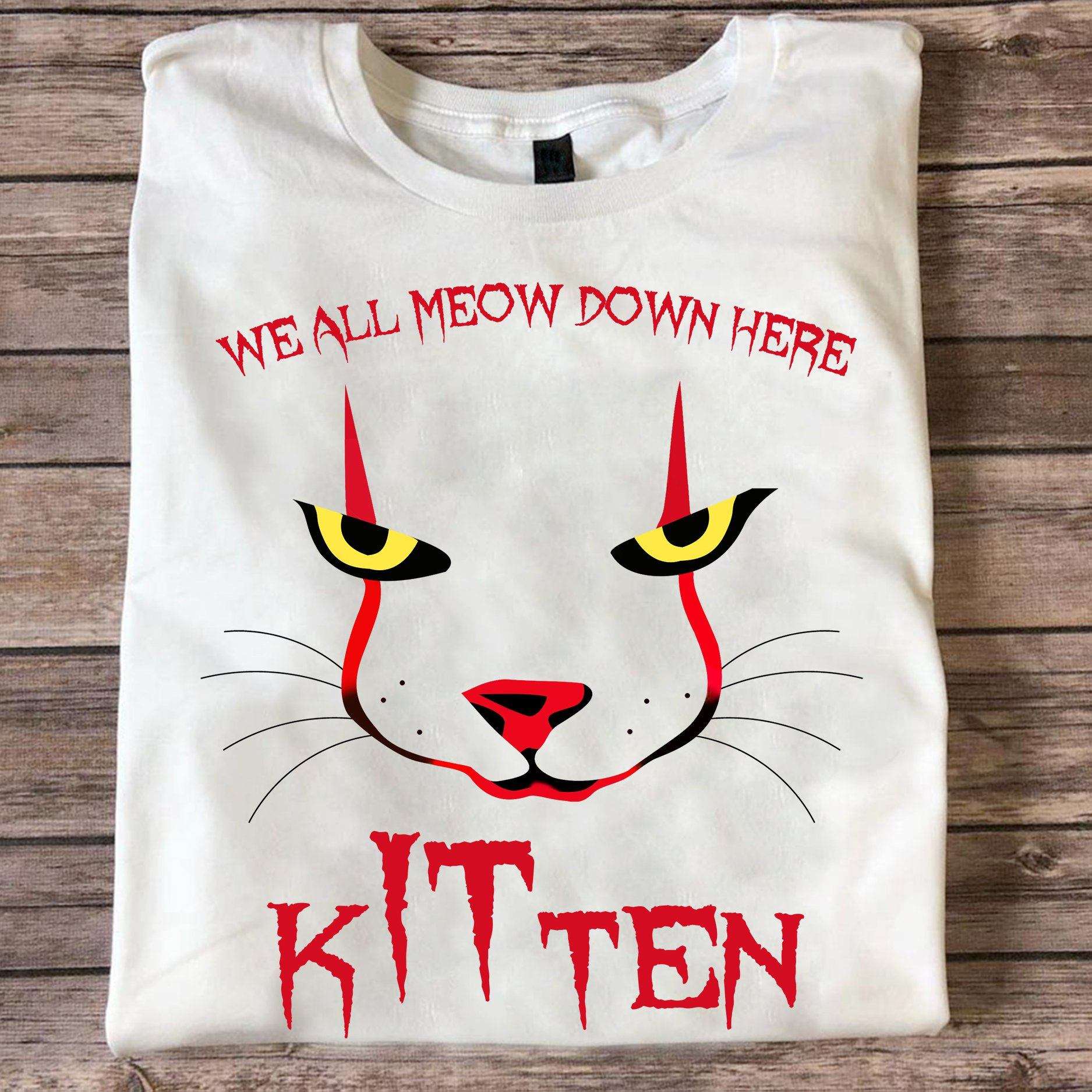Cat IT Spooky - We all meow down here kitten