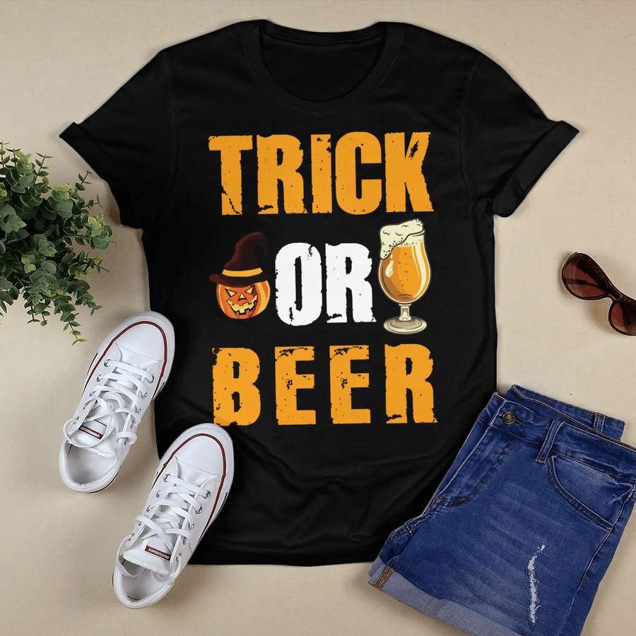 Pumpkin Halloween, Beer Lover - Trick Or Beer