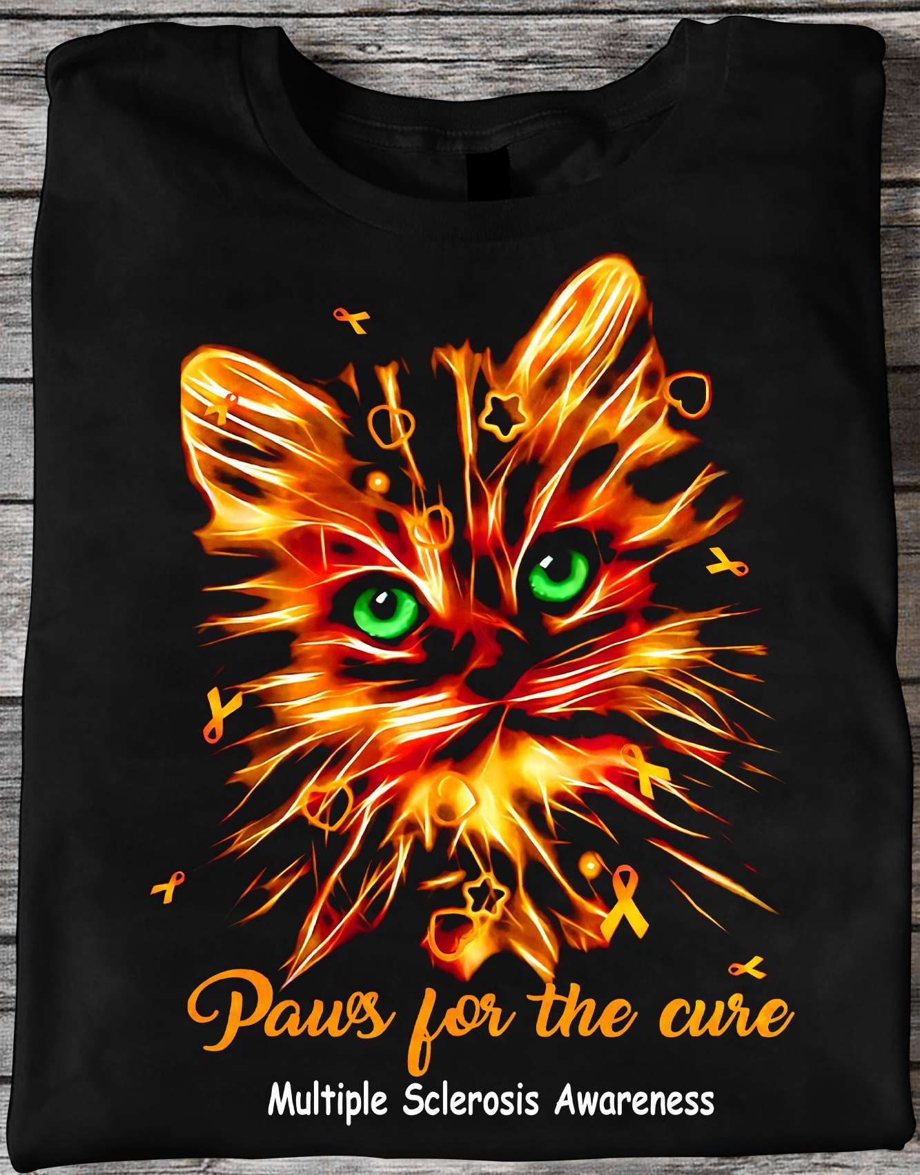 Cat Multiple Sclerosis, Multiple Sclerosis Ribbon - Paus for the cure multiple sclerosis awareness