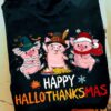 Funny Witch Pig, Christmas Gift - Happy Hallothanksmas
