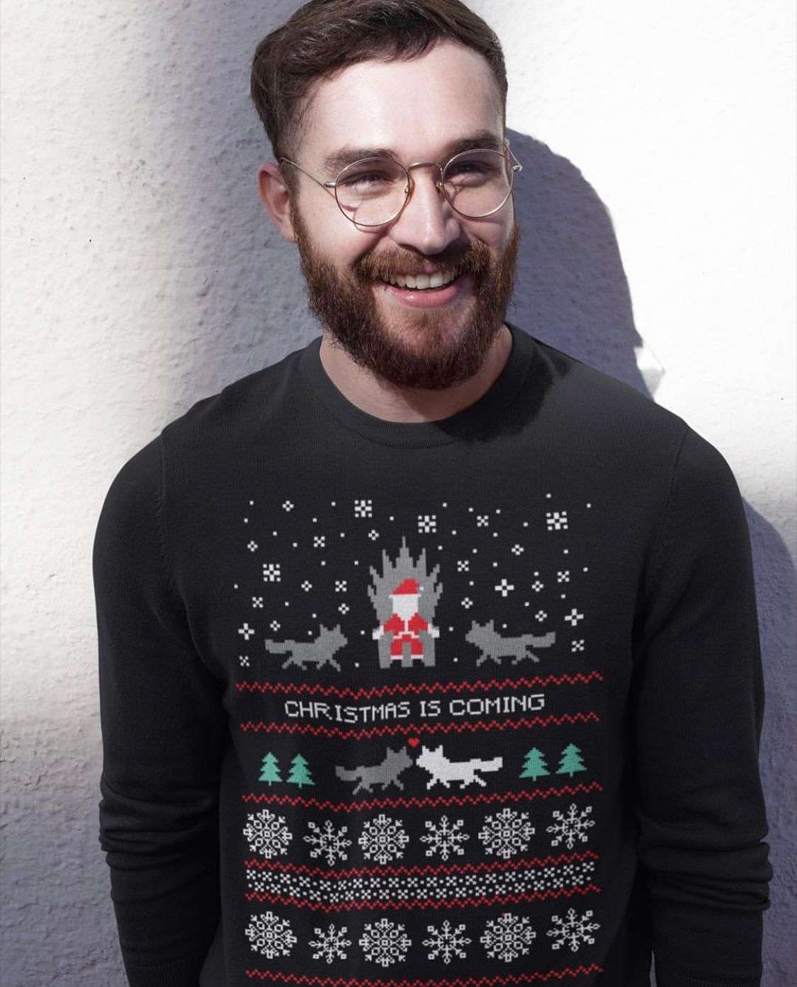 Christmas Sweater, Santa Claus, Snow Christmas - Christmas Is Coming