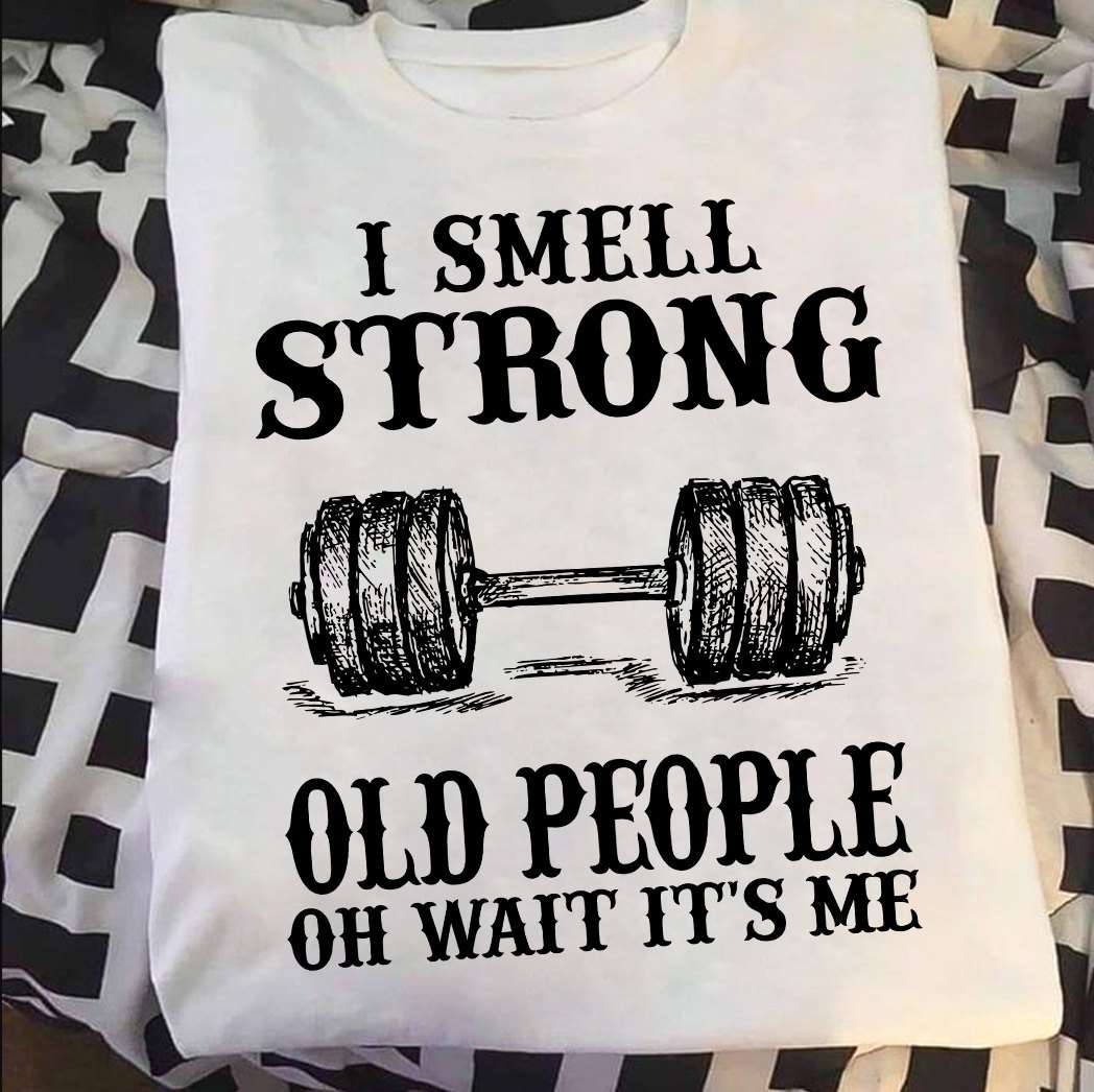 Iron Dumbbells - I smell strong old people oh wait it's me