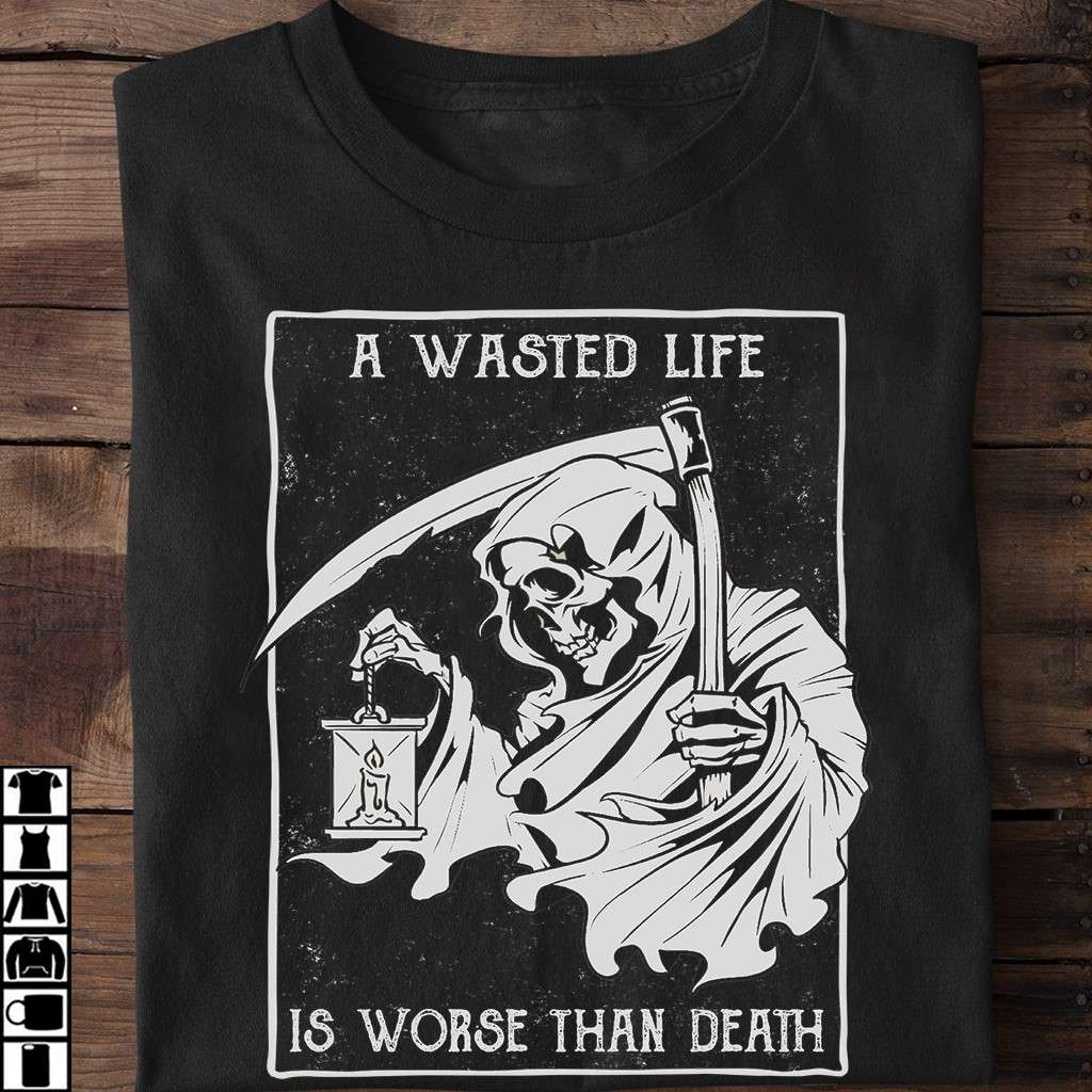 A wasted life is worse than death - Devil of death, Halloween Scythe of death