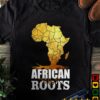 African roots - African the map, T-shirt gift for African