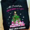 All I want for Christmas is a cure - Breast cancer awareness, Christmas day gift