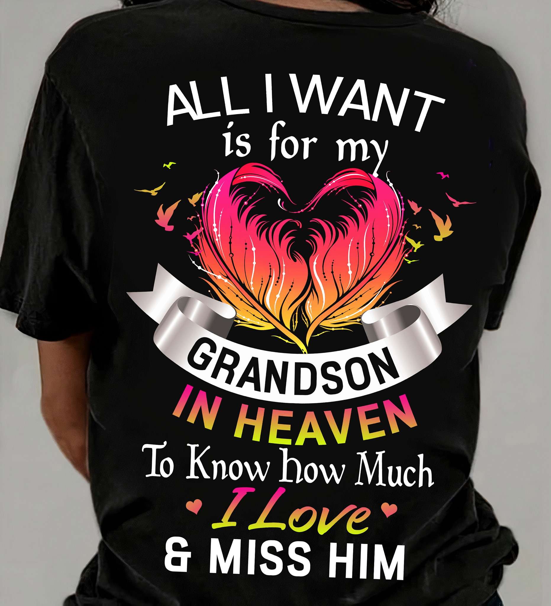 All I want is for my grandson in heaven to know how much I love and miss him - Grandparent and grandson