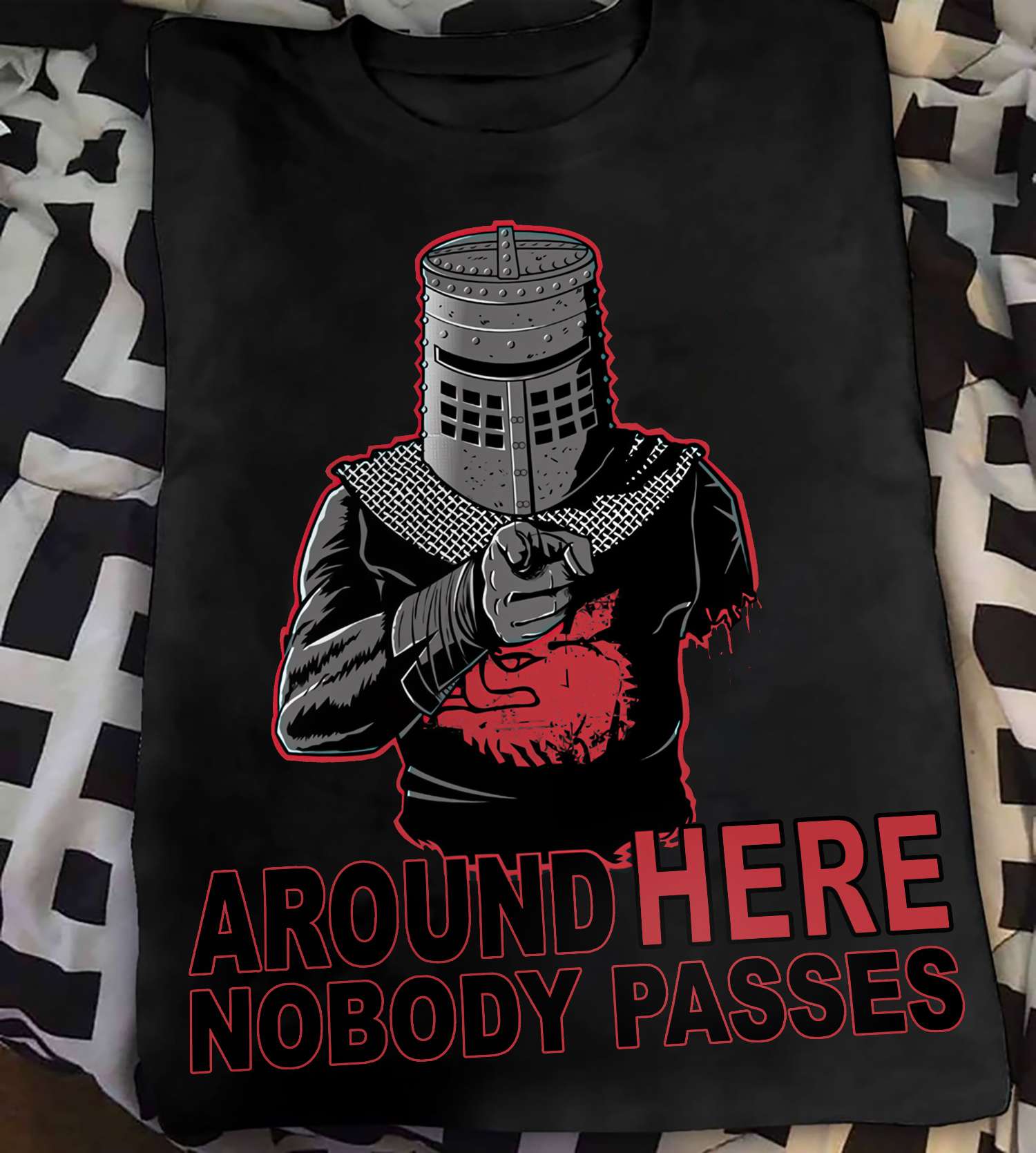 Around here nobody passes - Monty Ponty, the Dark Knight