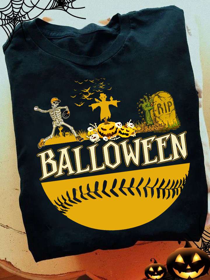 Balloween skull baseball - Skull playing baseball, Halloween gift for baseballer