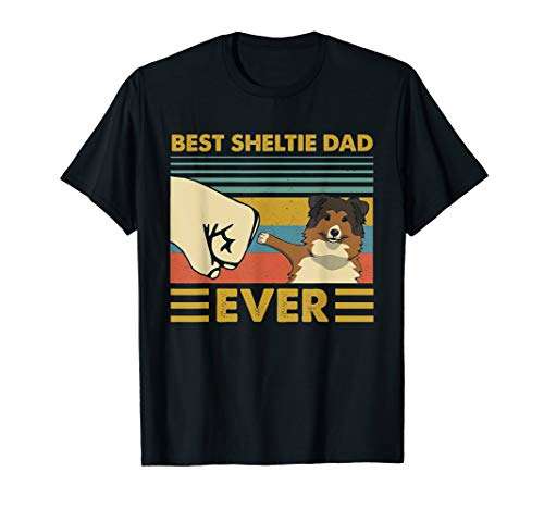Best sheltie dad ever - Shetladn Sheepdog dad, gift for dog dad