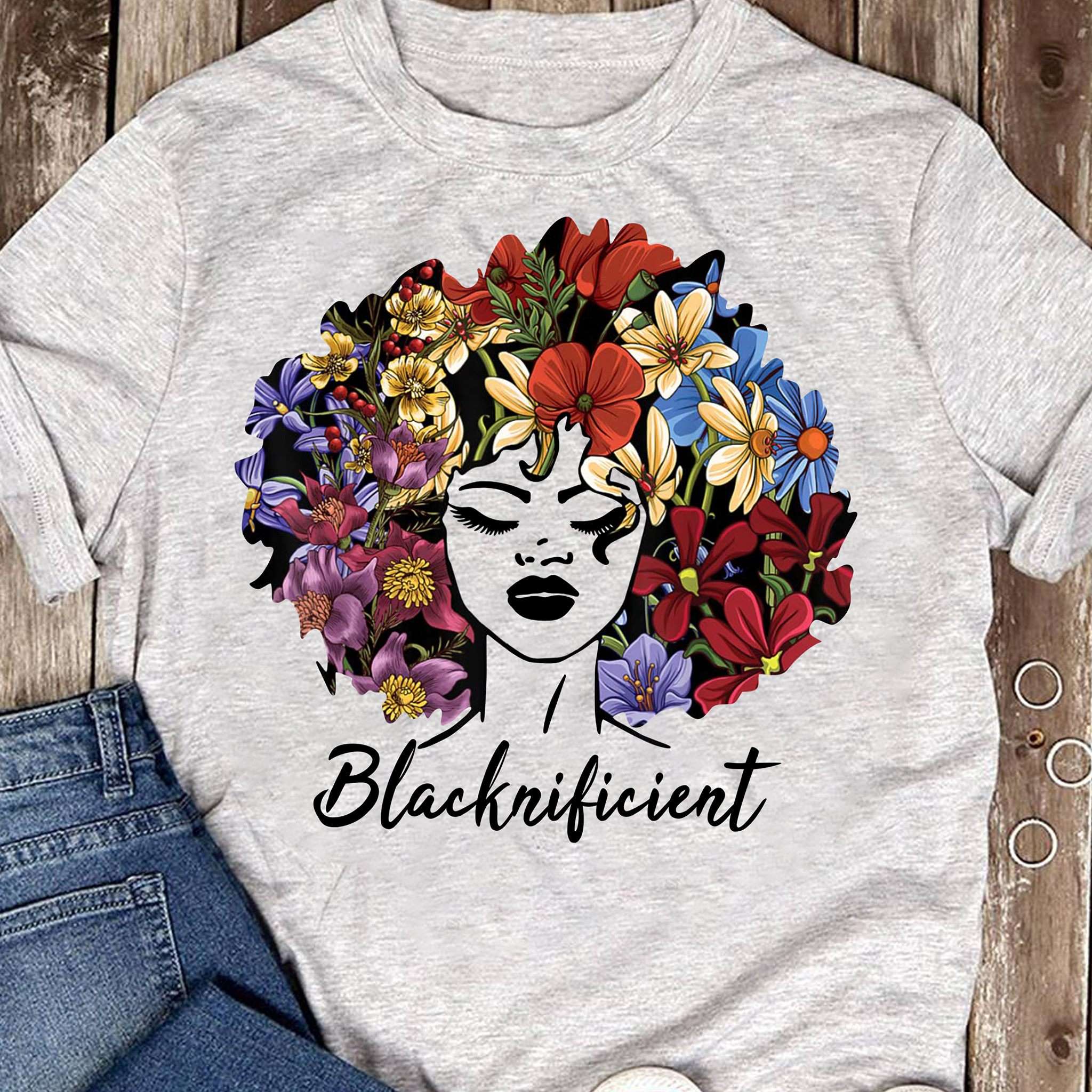 Blacknificient women - Beautiful black women, floral black women