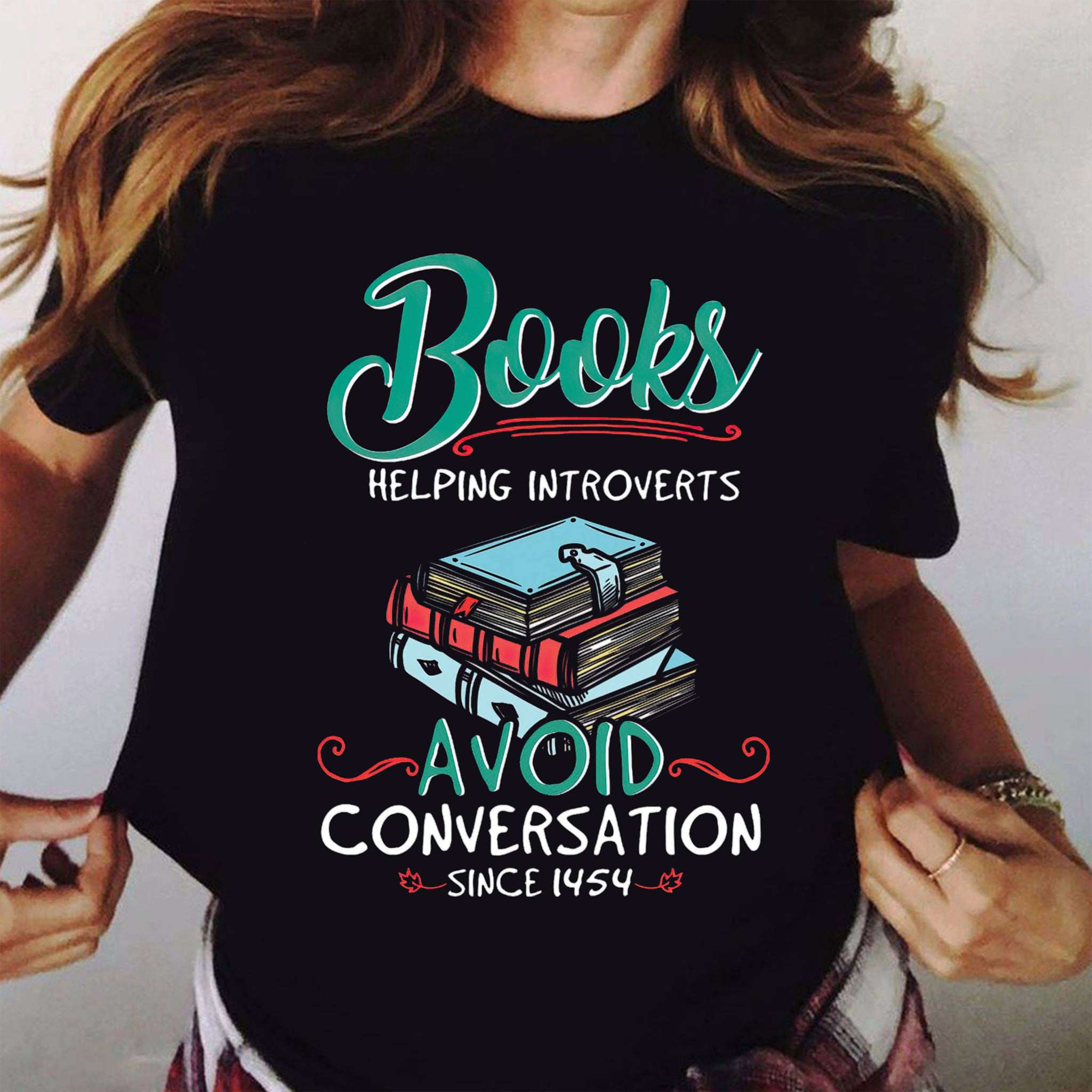 Books helping introverts avoid conversation - Gift for bookaholic