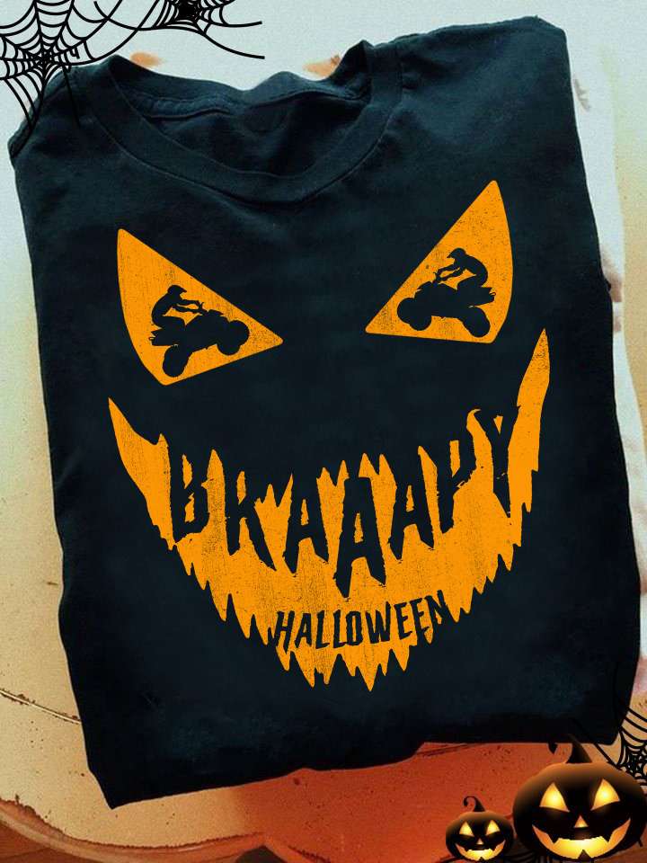 Braaapy Halloween - Braaap dirt racing, Halloween gift for biker