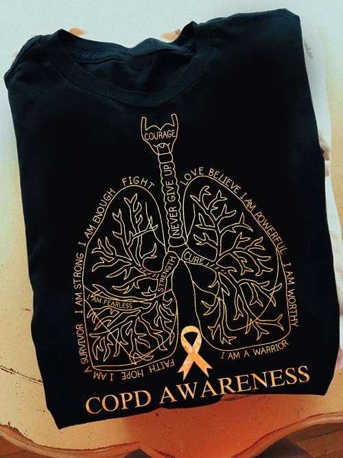 COPD awareness - Faith hope love, COPD warrior