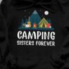 Camping sisters forever - Sister the camping partners, camping and guitar