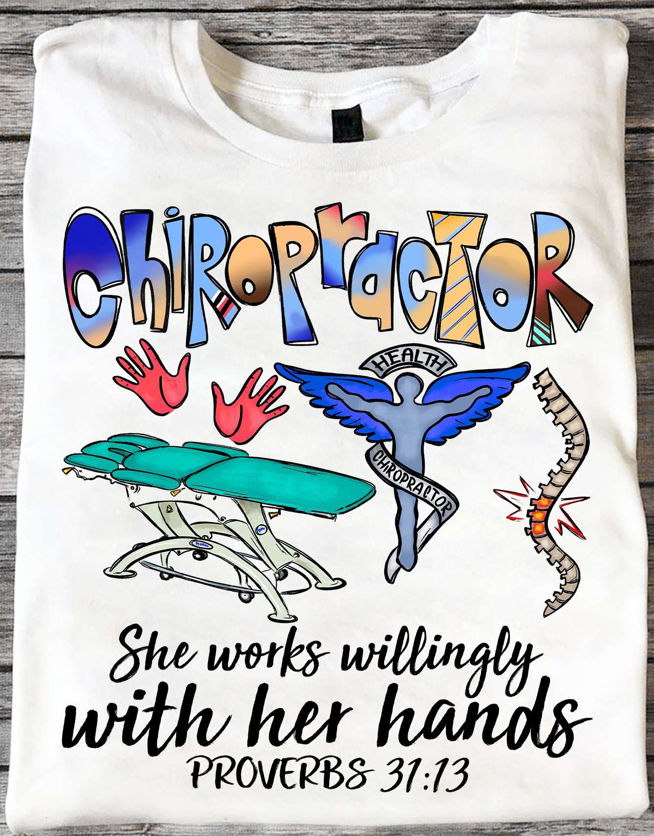 Chiropractor she works willingly with her hands - Chiropractor the job, health chiropractor