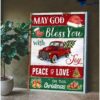 Christmas Truck, May God Bless You, With Joy, Peace And Love, On This Christmas