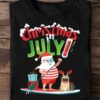 Christmas in July - Santa Claus wave surfing, Christmas day gift