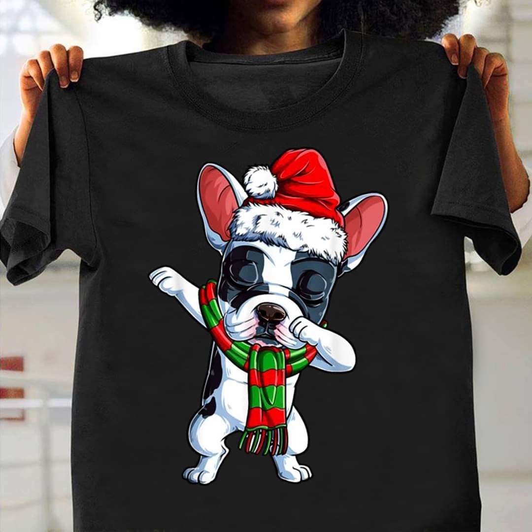 Dab frenchie dog - Christmas dress code, gift for Xmast day