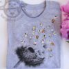Dandelion and cow - Funny cow graphic T-shirt, cow the animal