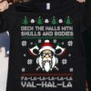Deck the halls with skulls and bodies - Valhala Santa Claus, Christmas day gift