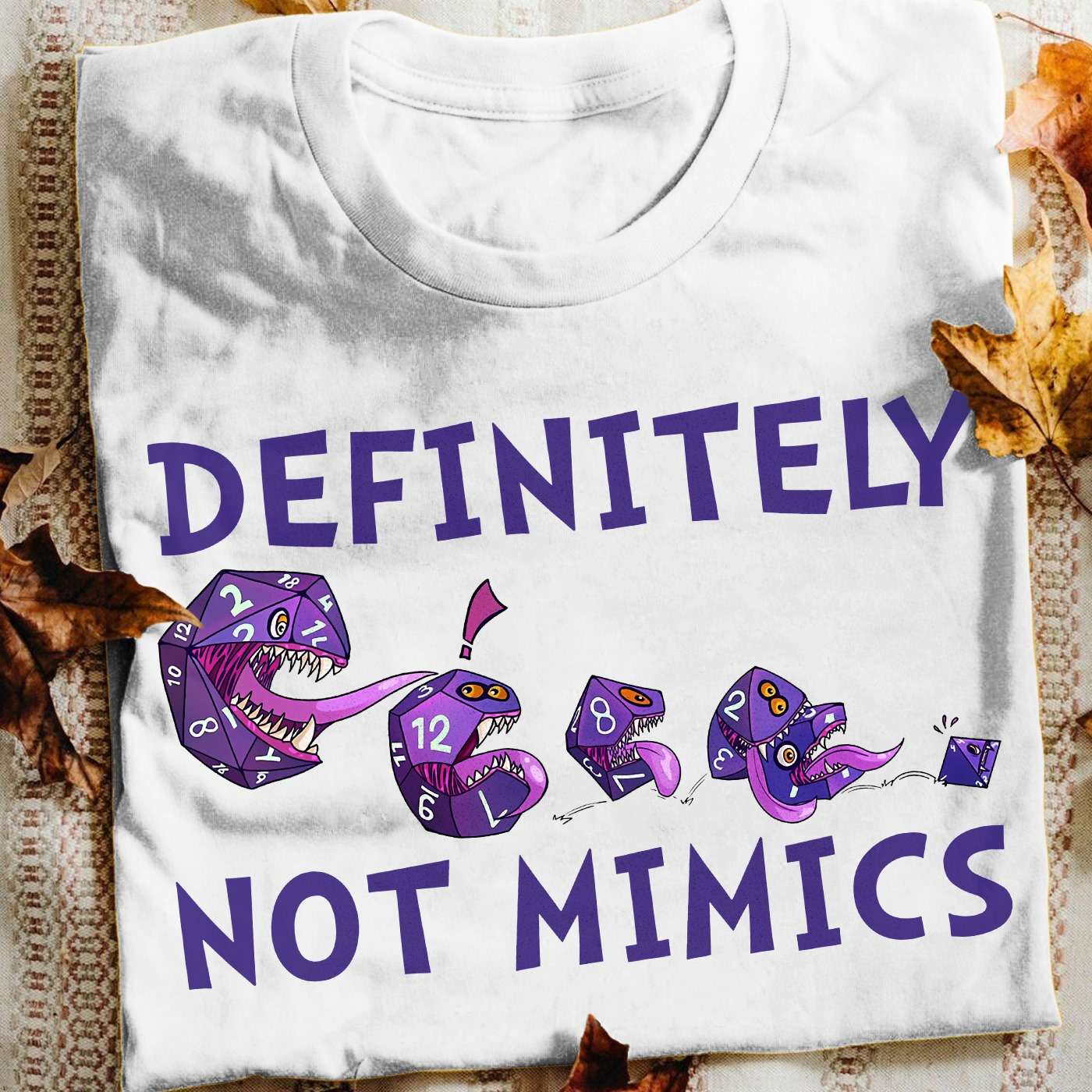 Definitely not mimics - Monster rolling dices, Dungeons and Dragons