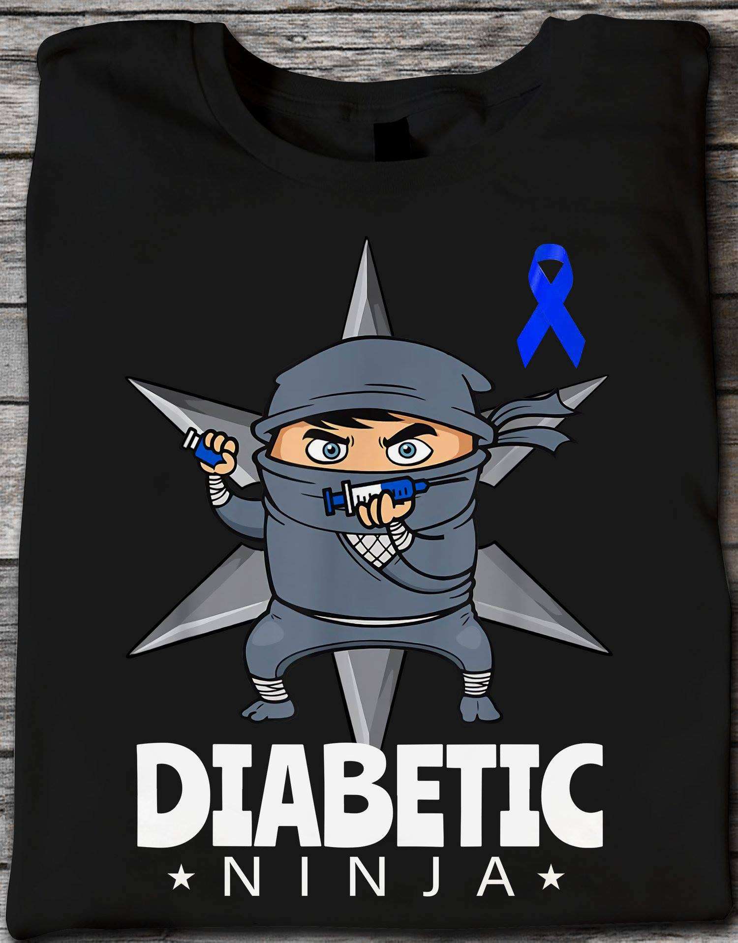 Diabetic ninja - Diabetes awareness, Ninja with Insulin