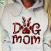 Dog mom gift - Christmas day shirt, mother loves dogs