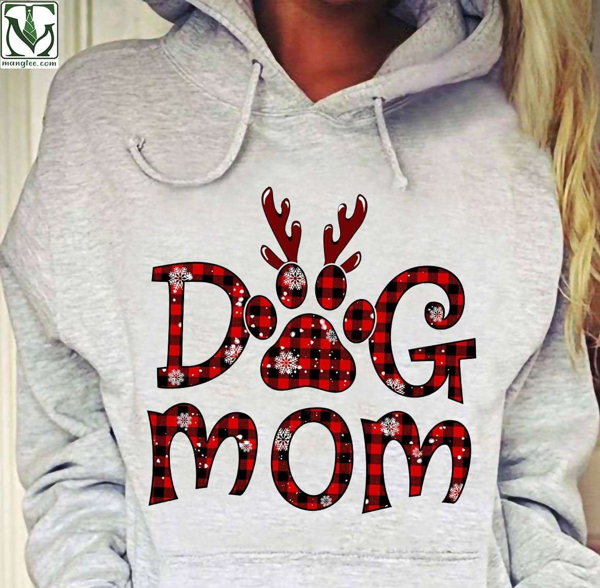 Dog mom gift - Christmas day shirt, mother loves dogs