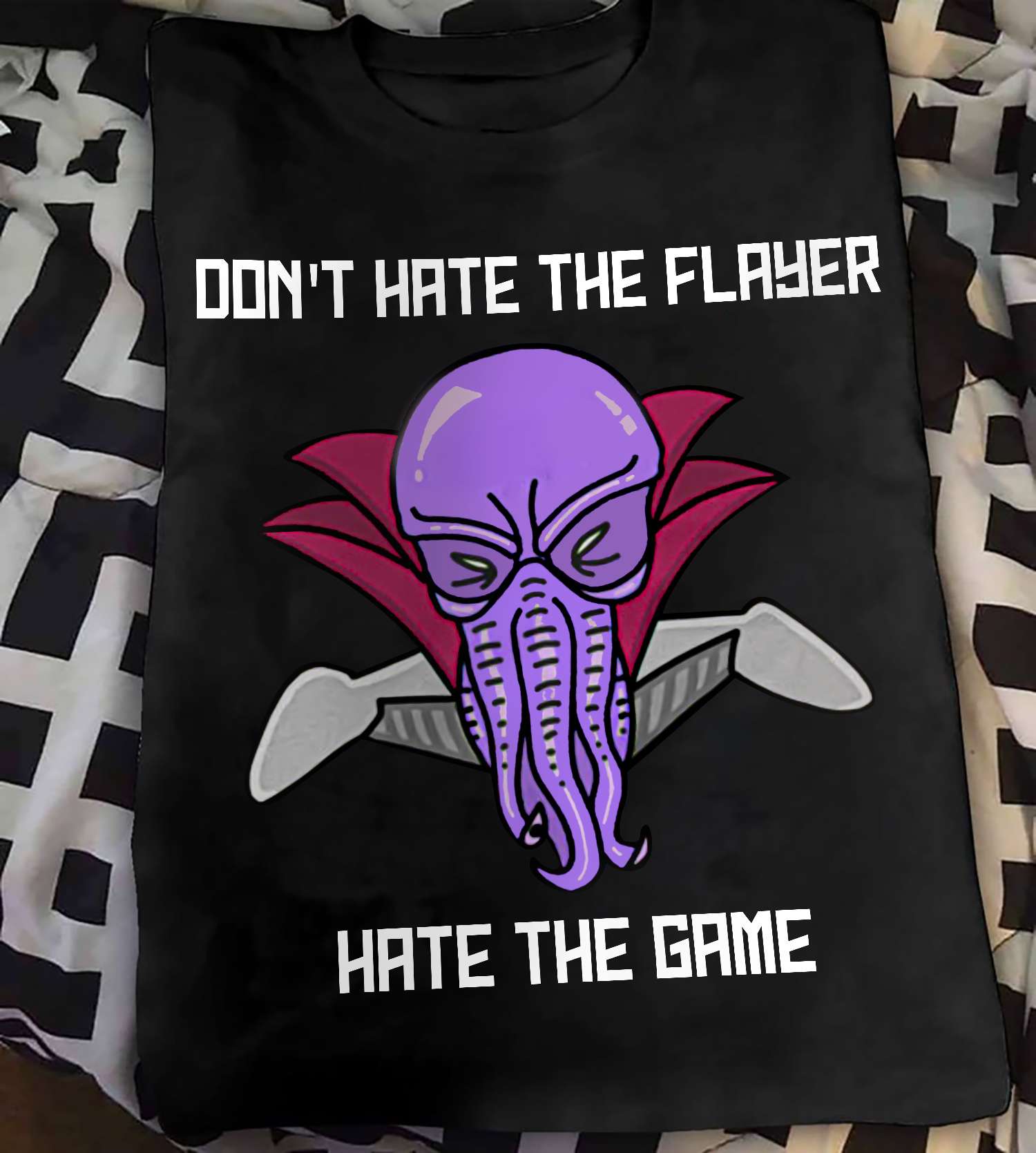 Don't hate the flayer, hate the game - Evil octopus