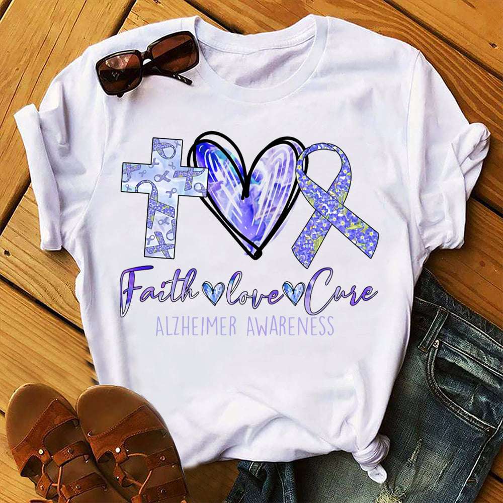Faith love cure - Alzheimer awareness, Hope for a cure
