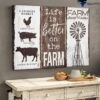 Farm Poster, Farmer's Gift - Farmer Market, Life Is Better On The Farm, Farm Sweet Farm