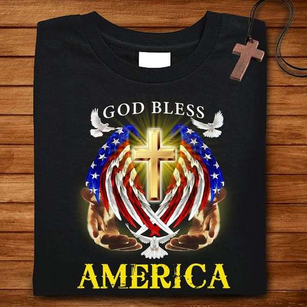 God bless America - America nation under God, Jesus the god