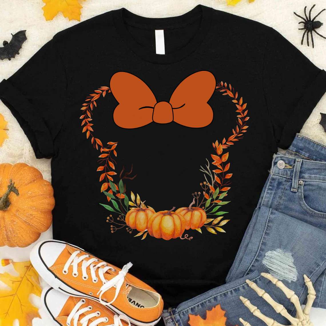 Halloween Minnie Mouse - Halloween pumpkin, gift for Halloween