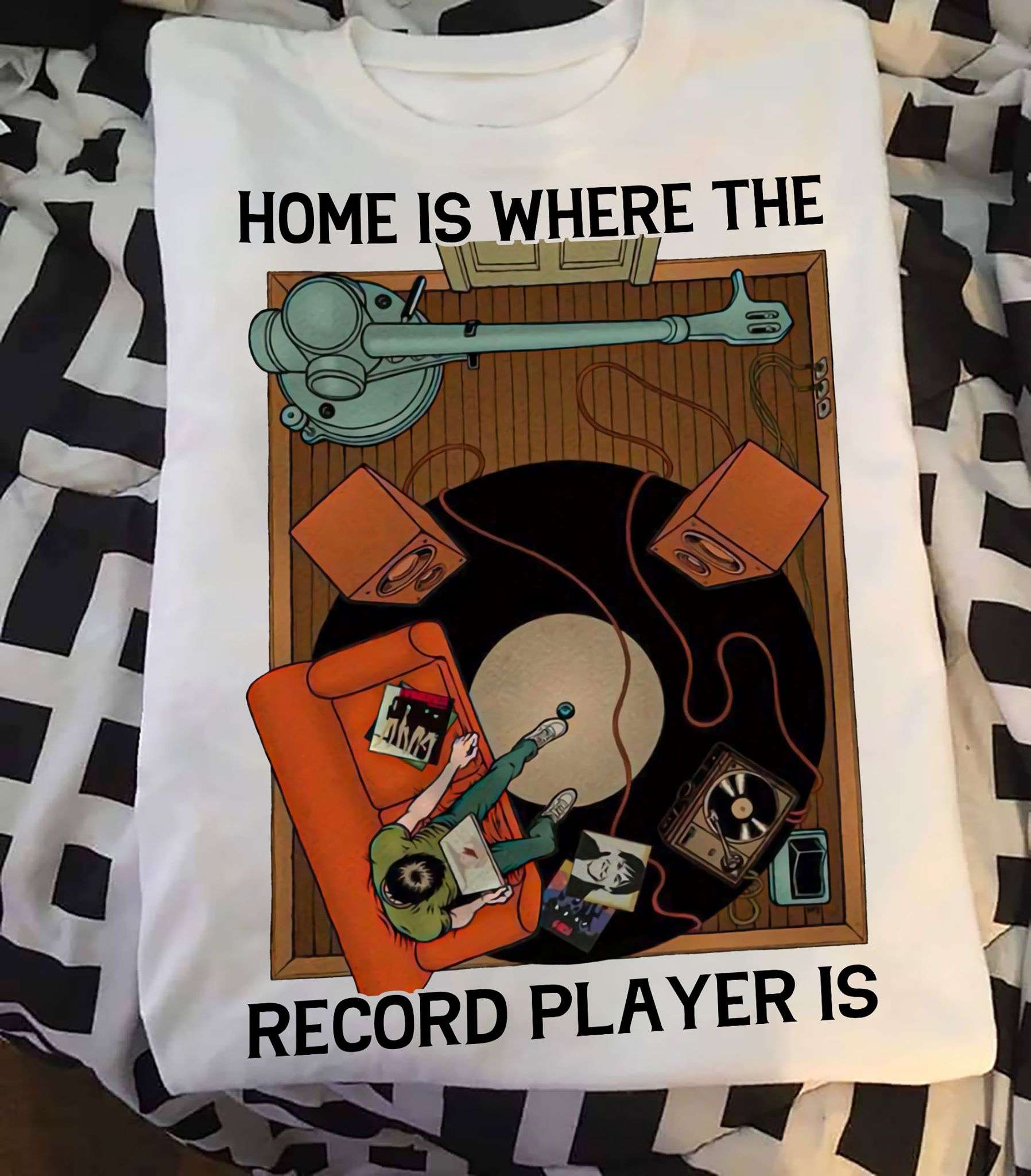 Home is where the record player is - Listening to vinyl record, vinyl record player