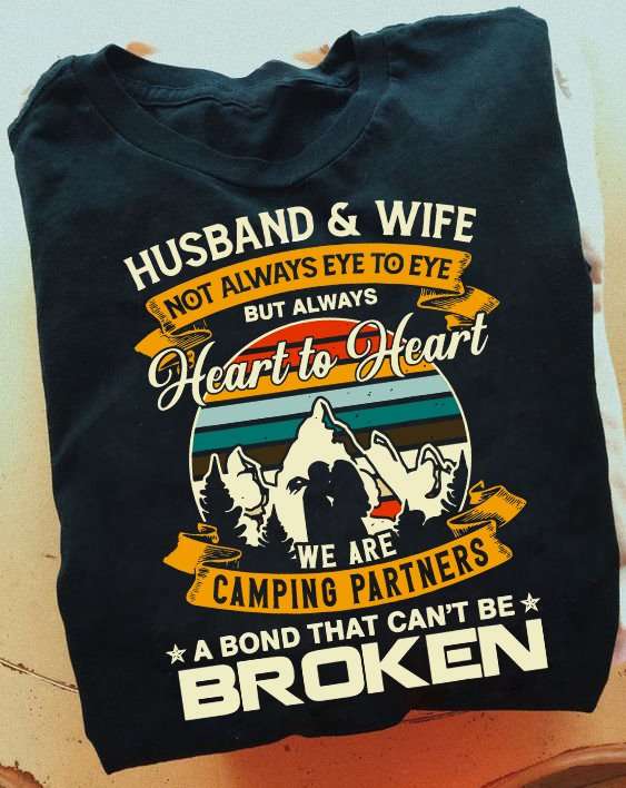 Husband and wife - Camping partners, camping familyHusband and wife - Camping partners, camping family