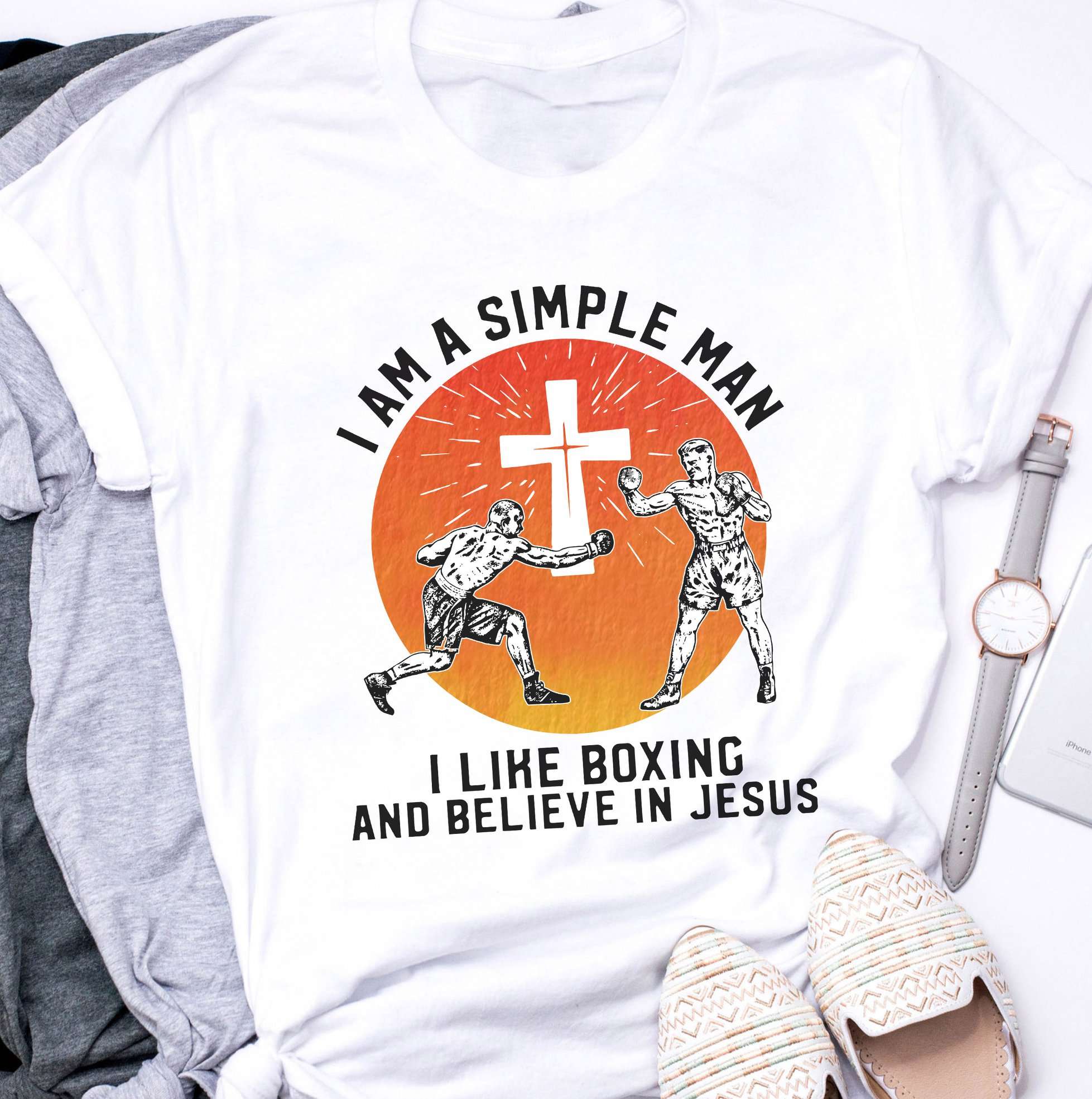 I am a simple man I like boxing and believe in Jesus - Jesus the god, boxing training