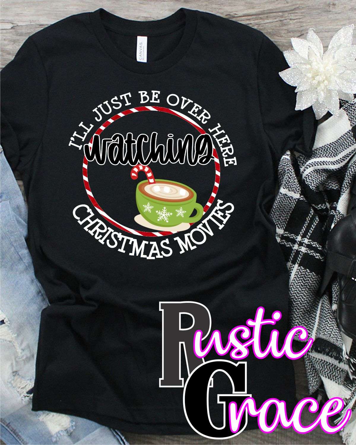 I'll just be over here watching Christmas movies - Christmas ugly sweater, Christmas day gift