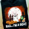 I'm a goat - Goat white boo costume, Halloween costume day, Devil pumpkin