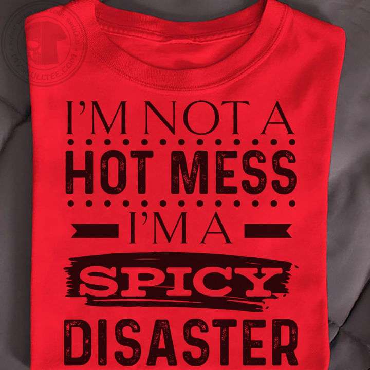 I'm not a hot mess I'm a spicy disaster - Gift for hot people