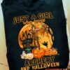 Just a girl who loves Archery and Halloween - Girl archery, Halloween gift for archery