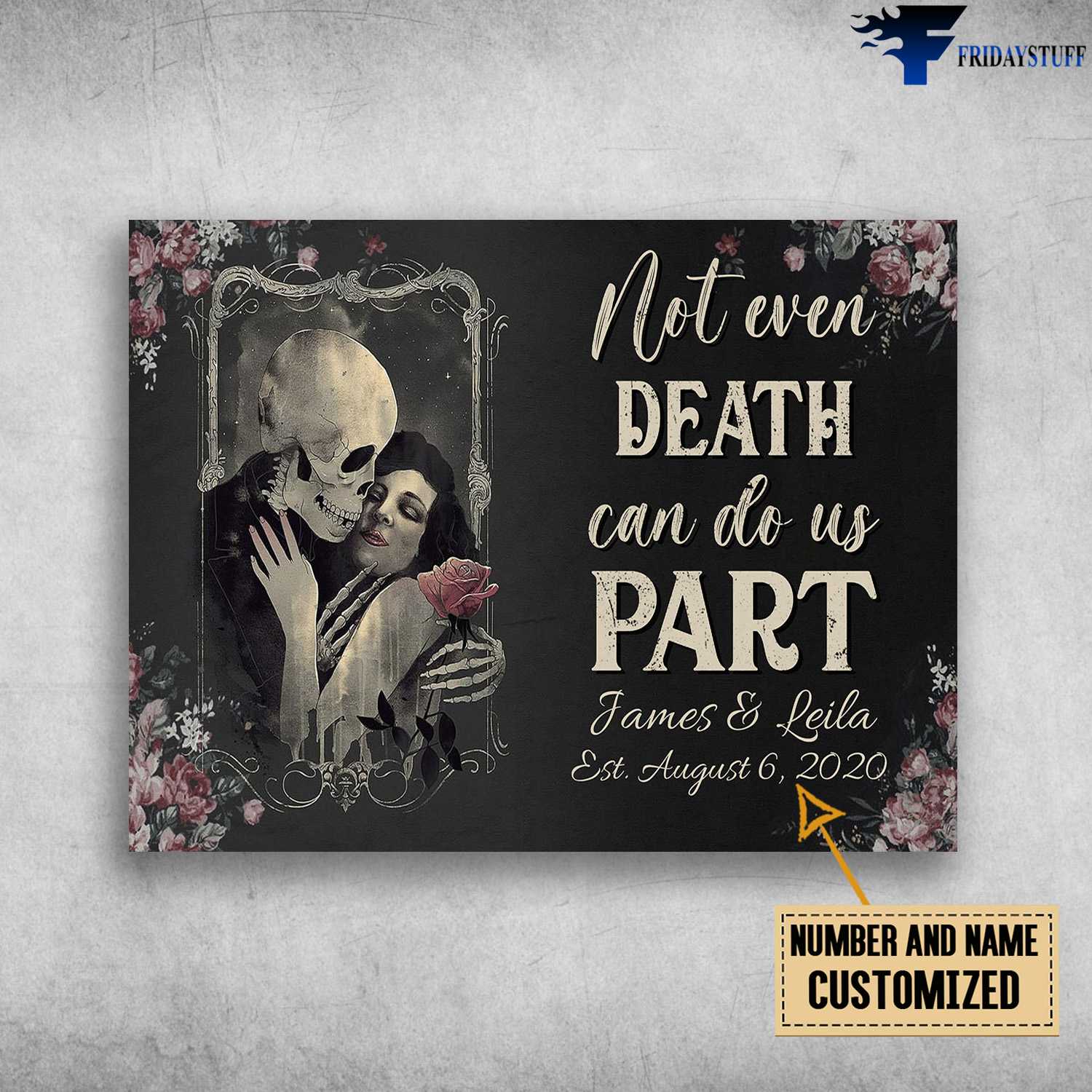 Lover's Gift, Love Poster, Not Even Death, Can Do Us Part
