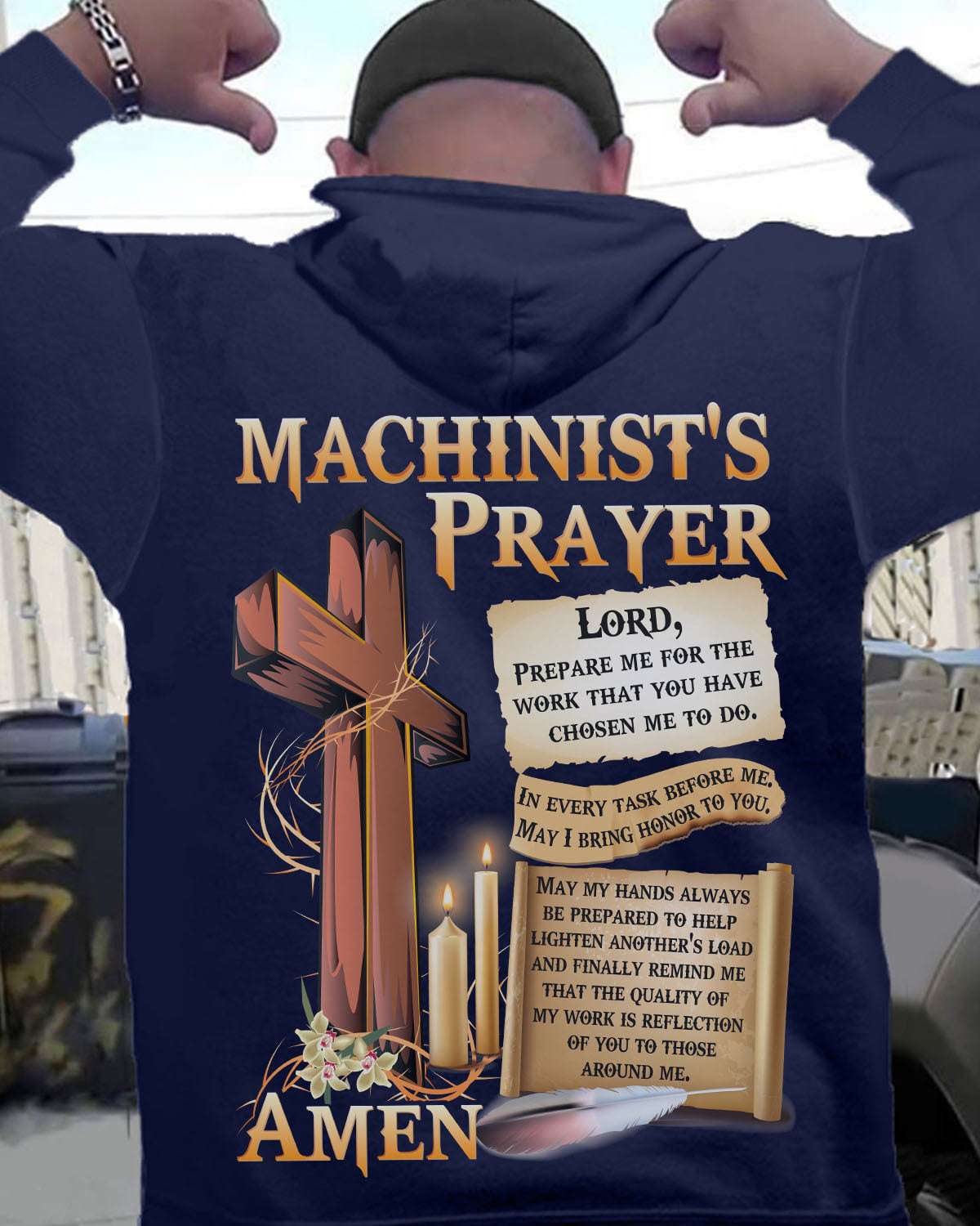 Machinist's prayer - Manchinist the job, Machinist and Jesus