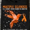 Multiple sclerosis the journey - Multiple sclerosis awareness, cardinal bird ribbon