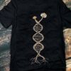 Mushroom gen - Mushroom DNA graphic T-shirt, gift for science lover