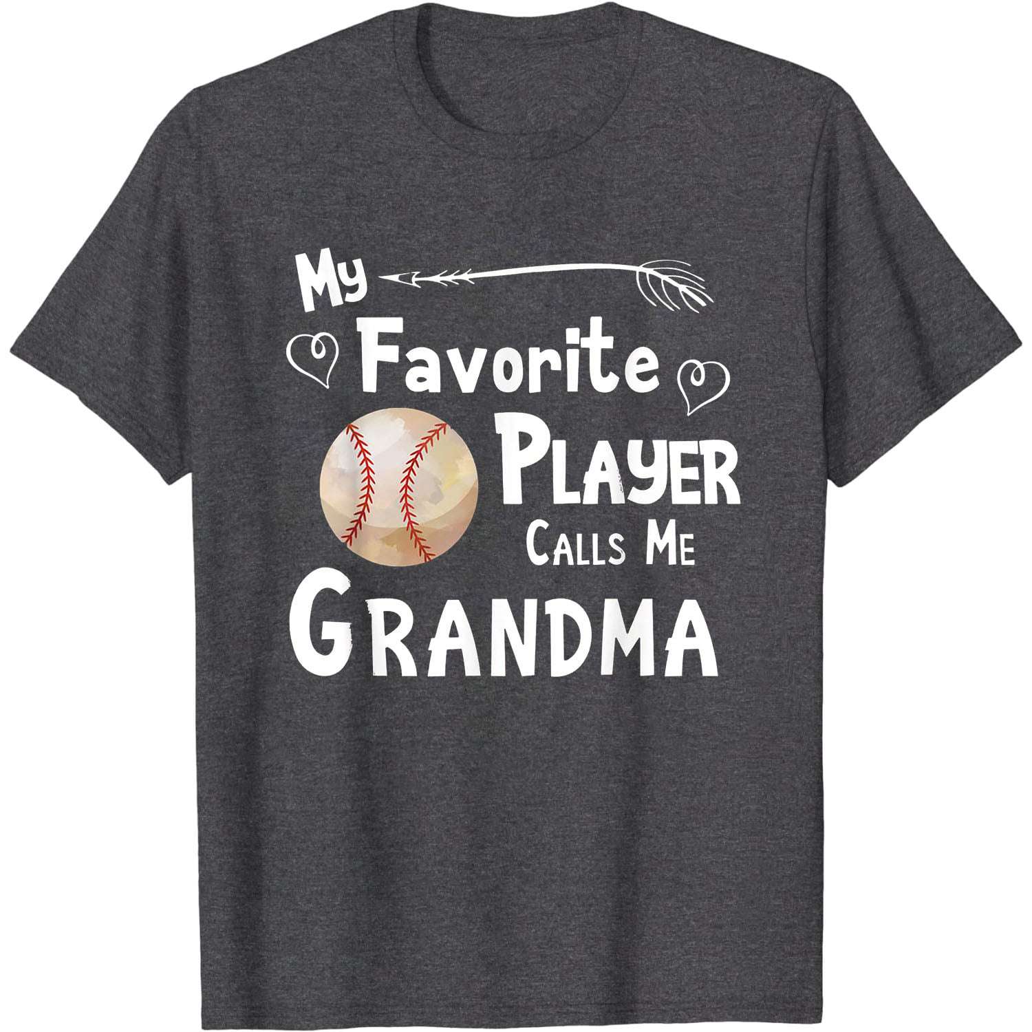 My favorite player calls me grandma - Baseball grandma, baseball players gift