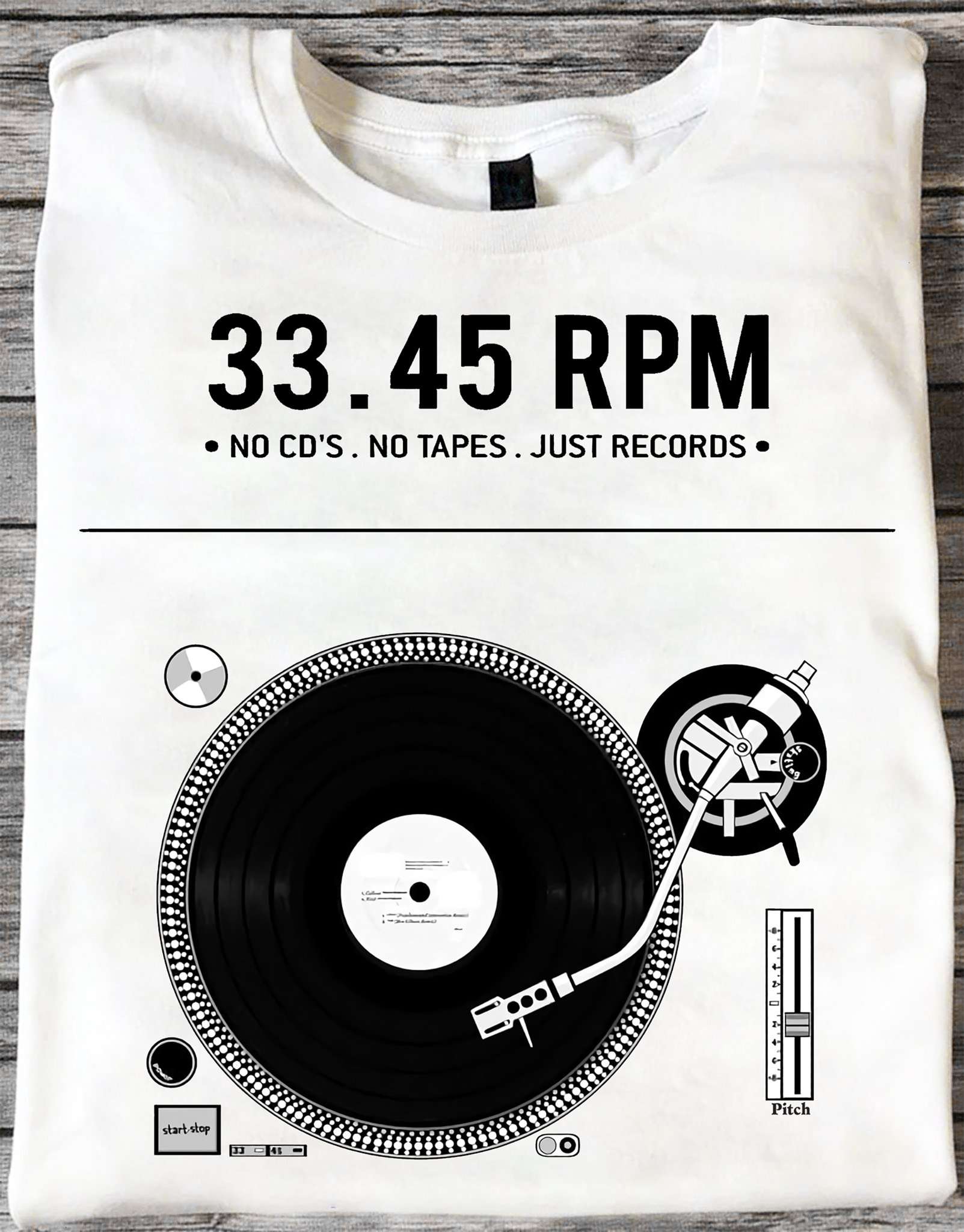 No cd's, no tapes, just records - Vinyl record lover