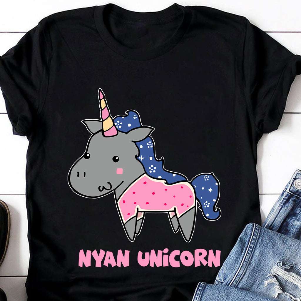 Nyan Unicorn - Gorgeous unicorn graphic T-shirt, gift for unicorn lover