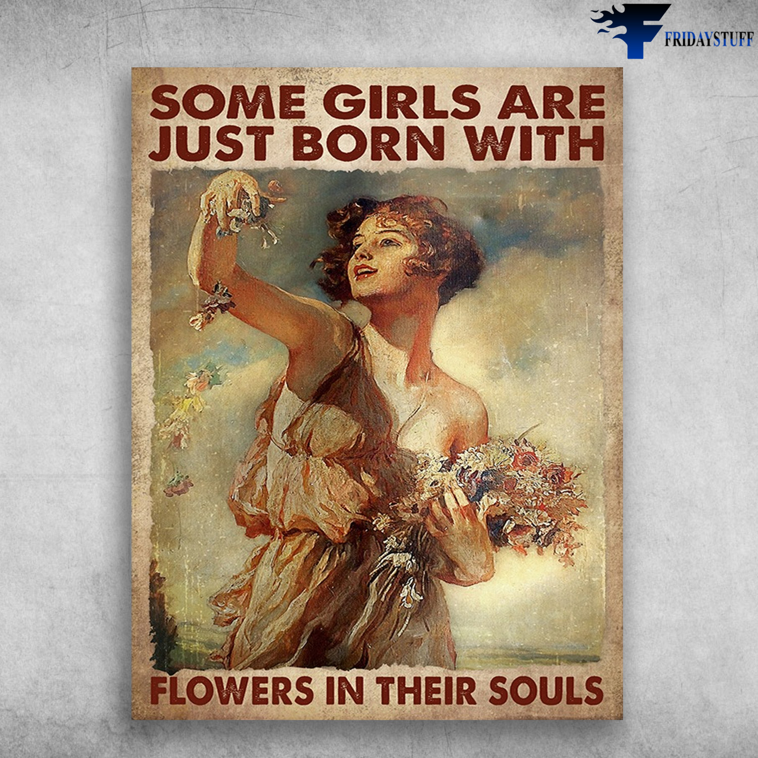 Pretty Girl, Flower Girl - Some Girls Are Just Born, With Flowers In Their Souls