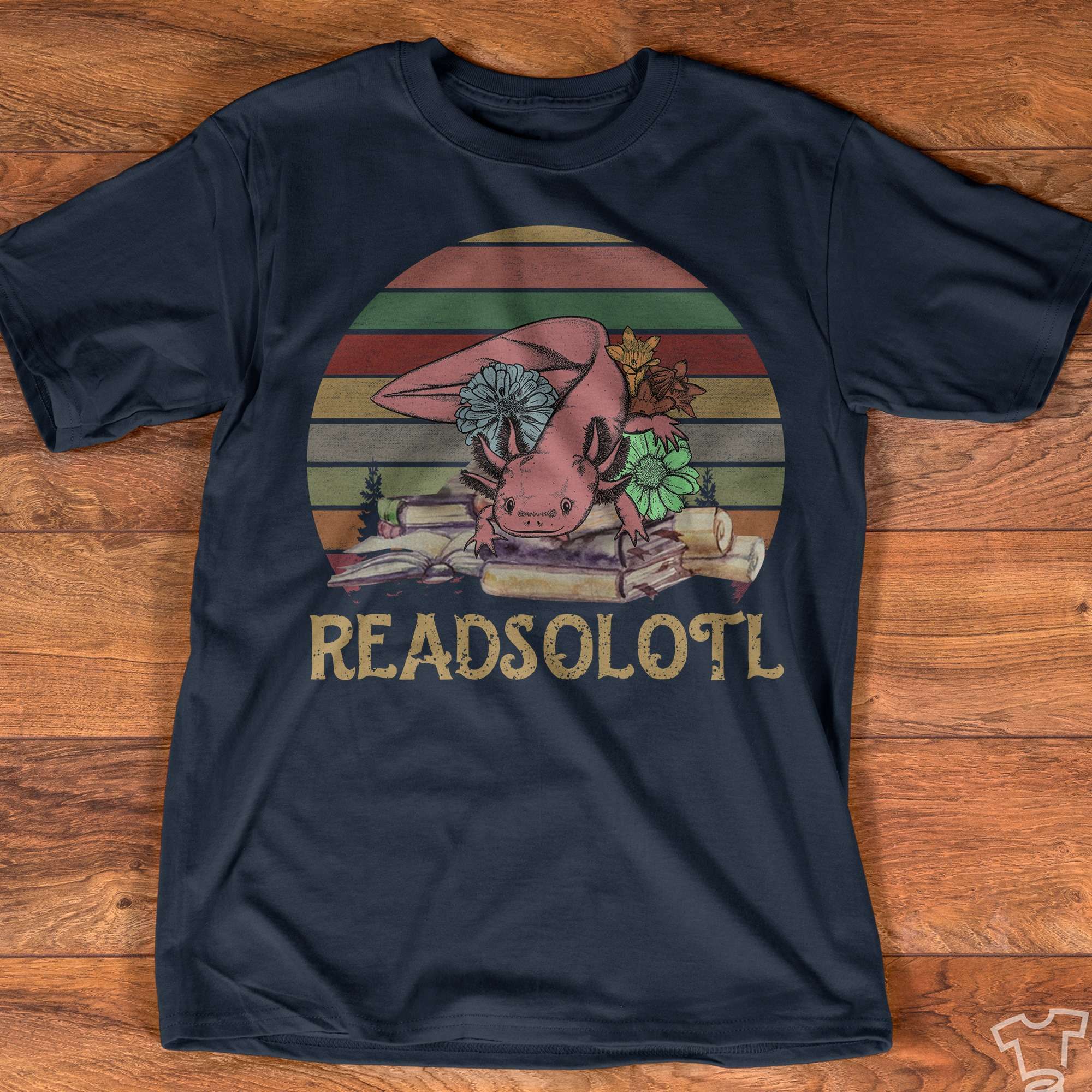 Readsolotl Mexico Axolotl - Axolotl reading book, gift for bookaholic
