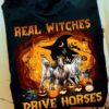 Real witches drive horses - Halloween witch and horse, Halloween witch costume